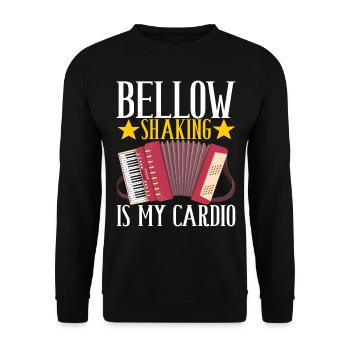 Accordéoniste Accordéoniste - Sweat-shirt Unisexe - noir - Devant - Alina (178cm) & Michal (187cm)