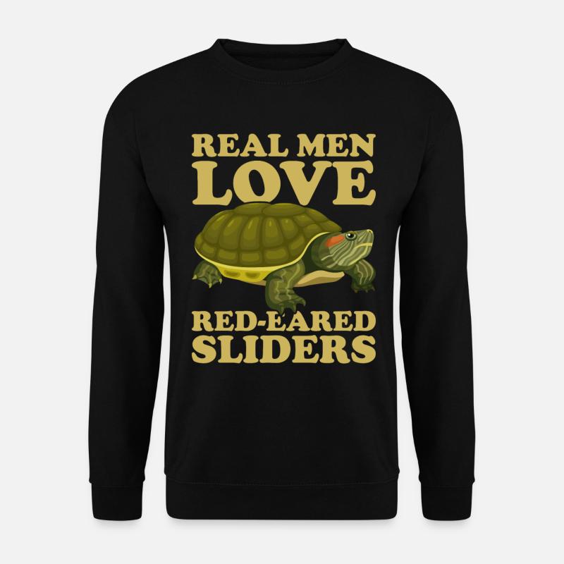 Red-eared Turtle Turtle - Unisex Sweatshirt - black