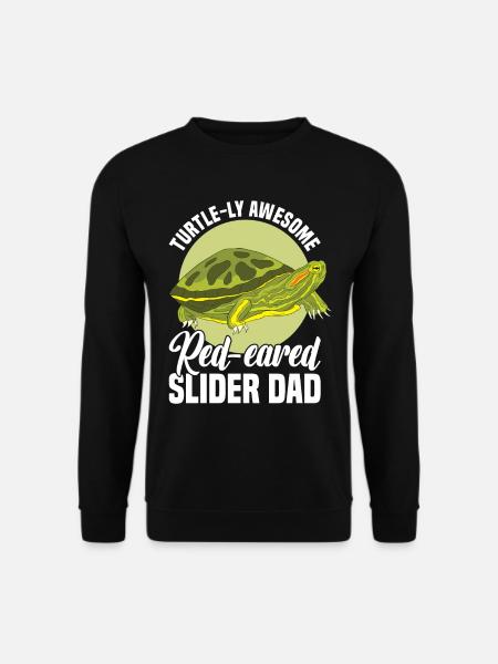 Red-eared Turtle Turtle - Unisex Sweatshirt - black
