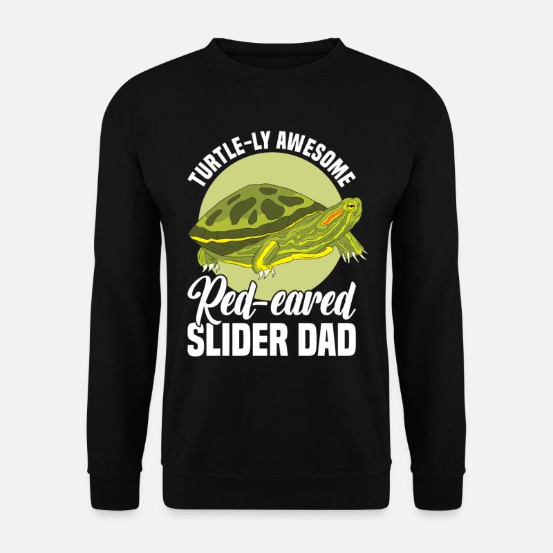 Red-eared Turtle Turtle - Unisex Sweatshirt - black