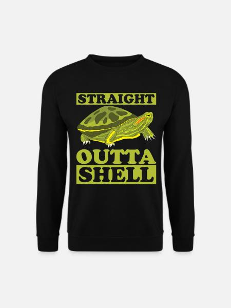 Red-eared Turtle Turtle - Unisex Sweatshirt - black