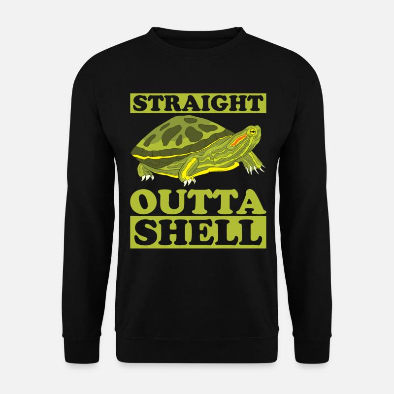 Red-eared Turtle Turtle - Unisex Sweatshirt - black