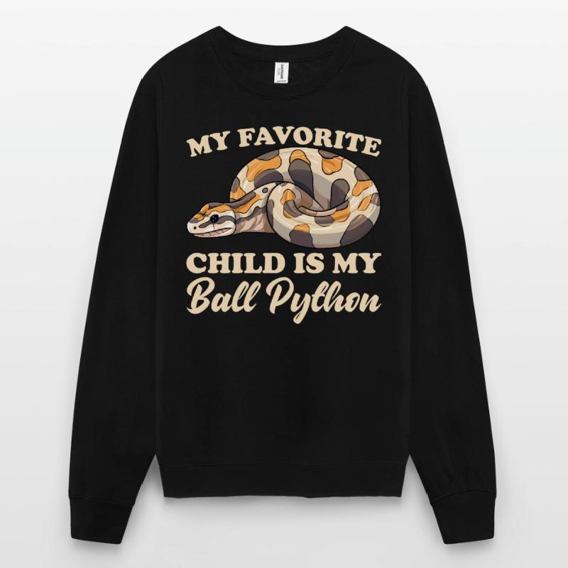 Boule de banane Python Herpétologiste Boule de corail Sweat-shirt Unisexe