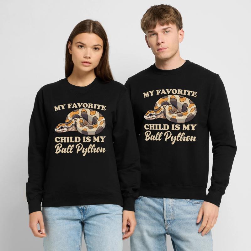 Boule de banane Python Herpétologiste Boule de corail Sweat-shirt Unisexe