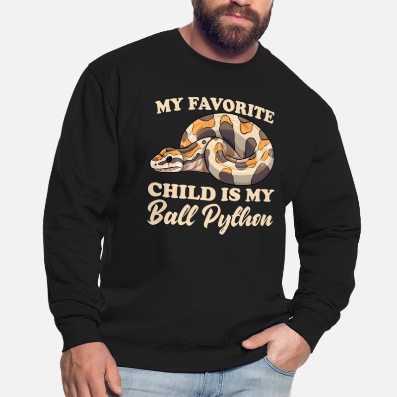 Boule de banane Python Herpétologiste Boule de corail Sweat-shirt Unisexe