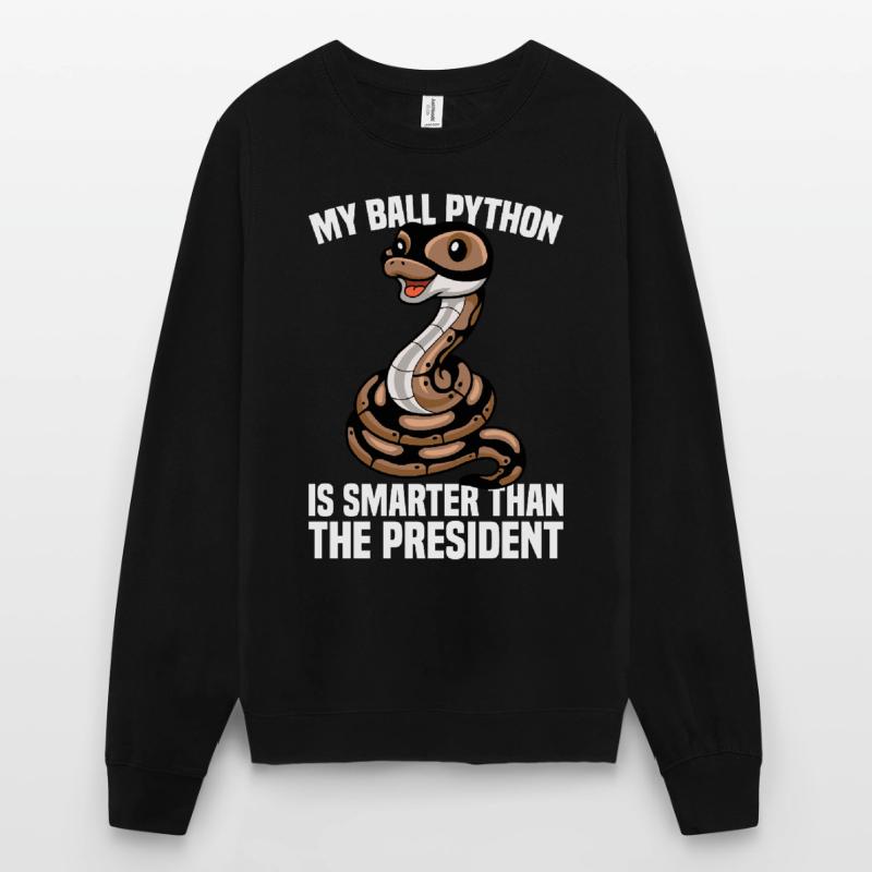 Boule de banane Python Herpétologiste Boule de corail Sweat-shirt Unisexe