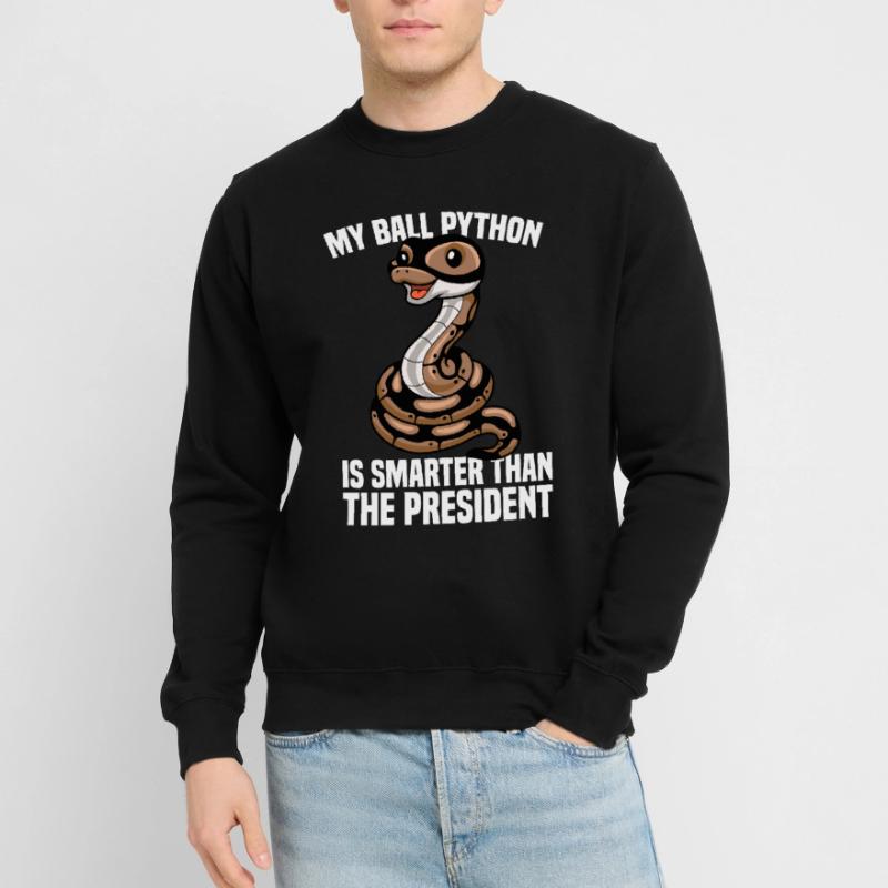Boule de banane Python Herpétologiste Boule de corail Sweat-shirt Unisexe