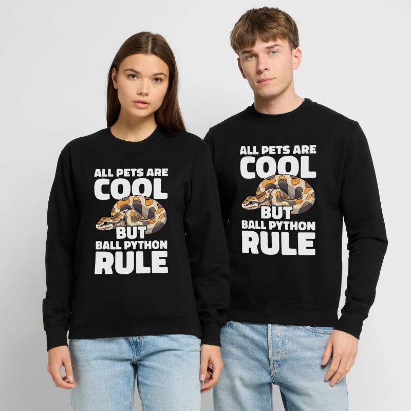 Boule de banane Python Herpétologiste Boule de corail Sweat-shirt Unisexe
