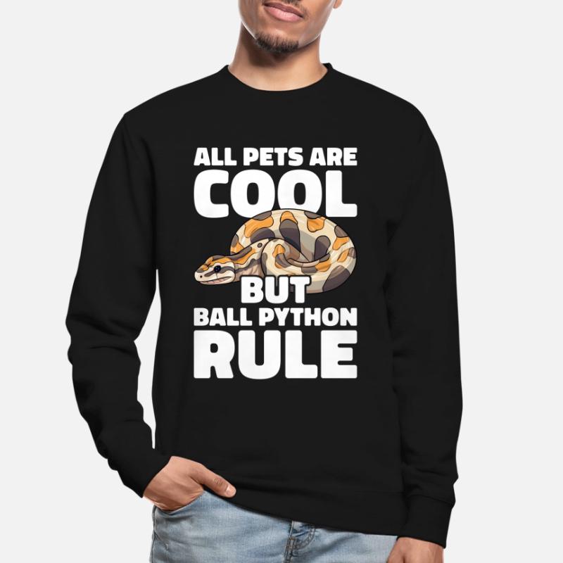 Boule de banane Python Herpétologiste Boule de corail Sweat-shirt Unisexe