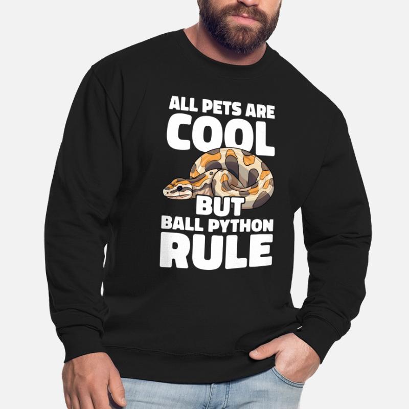 Boule de banane Python Herpétologiste Boule de corail Sweat-shirt Unisexe