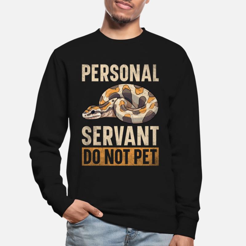 Boule de banane Python Herpétologiste Boule de corail Sweat-shirt Unisexe