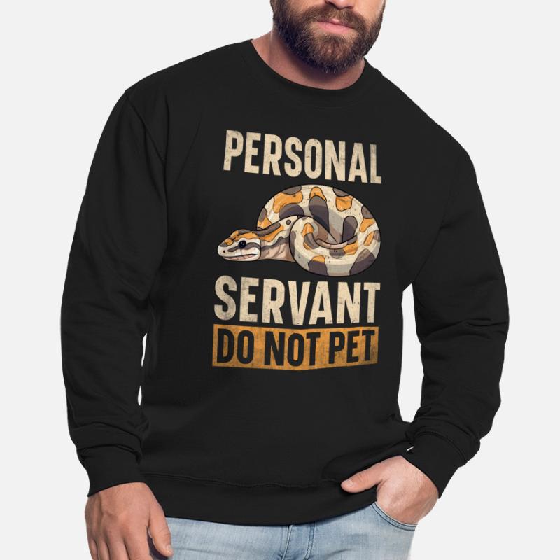 Boule de banane Python Herpétologiste Boule de corail Sweat-shirt Unisexe