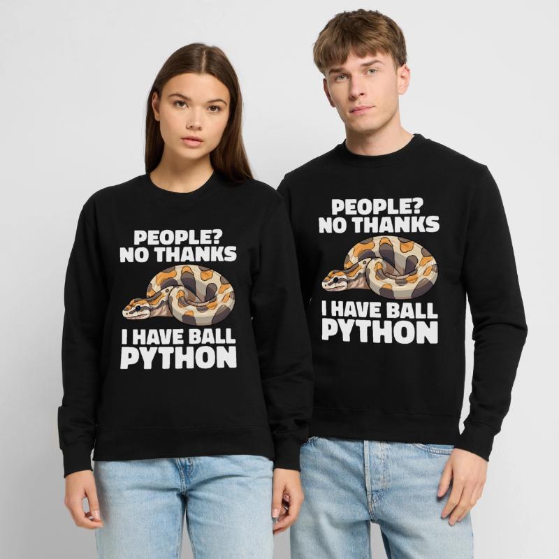 Boule de banane Python Herpétologiste Boule de corail Sweat-shirt Unisexe