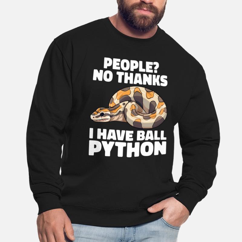 Boule de banane Python Herpétologiste Boule de corail Sweat-shirt Unisexe