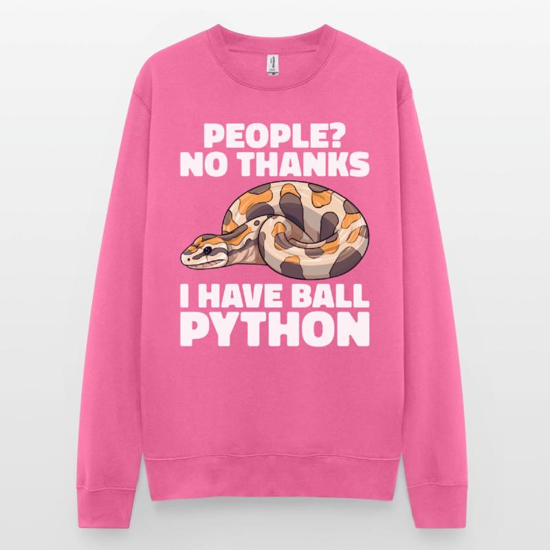 Boule de banane Python Herpétologiste Boule de corail Sweat-shirt Unisexe