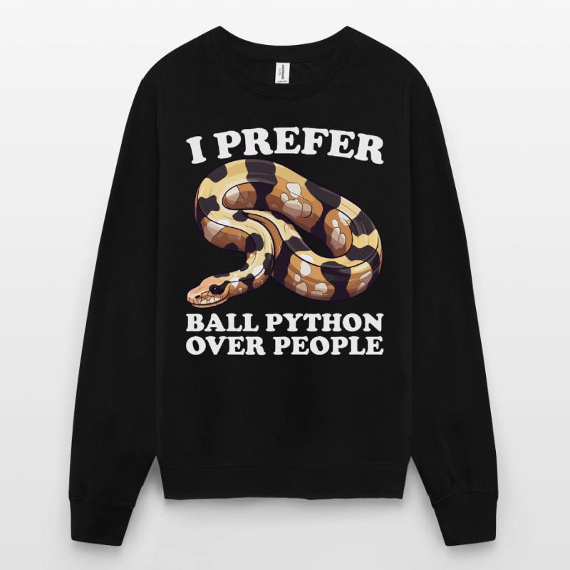 Boule de banane Python Herpétologiste Boule de corail Sweat-shirt Unisexe