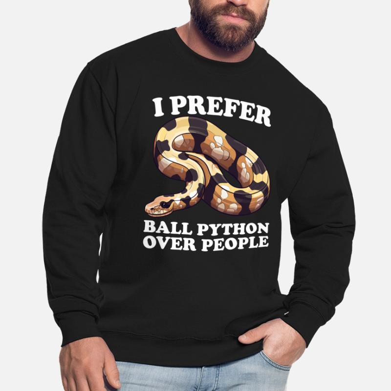 Boule de banane Python Herpétologiste Boule de corail Sweat-shirt Unisexe