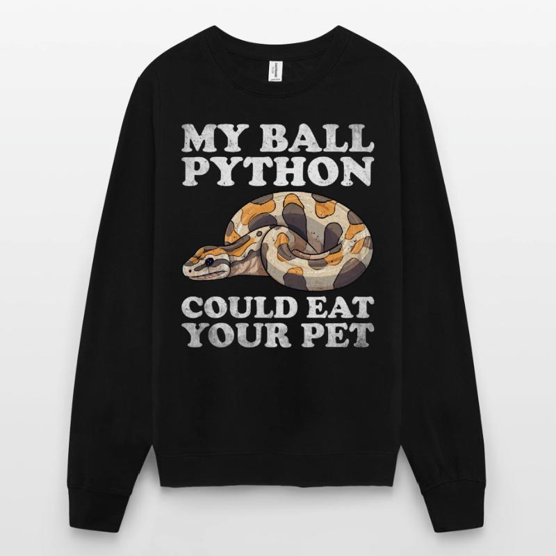 Boule de banane Python Herpétologiste Boule de corail Sweat-shirt Unisexe
