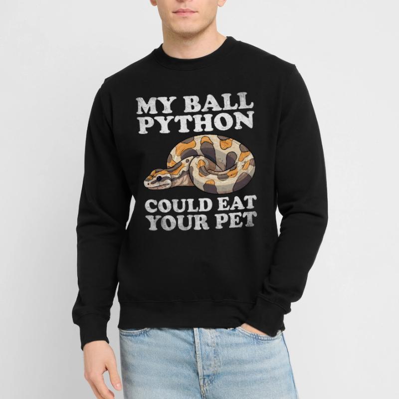 Boule de banane Python Herpétologiste Boule de corail Sweat-shirt Unisexe