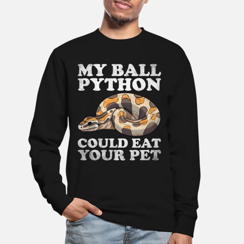 Boule de banane Python Herpétologiste Boule de corail Sweat-shirt Unisexe
