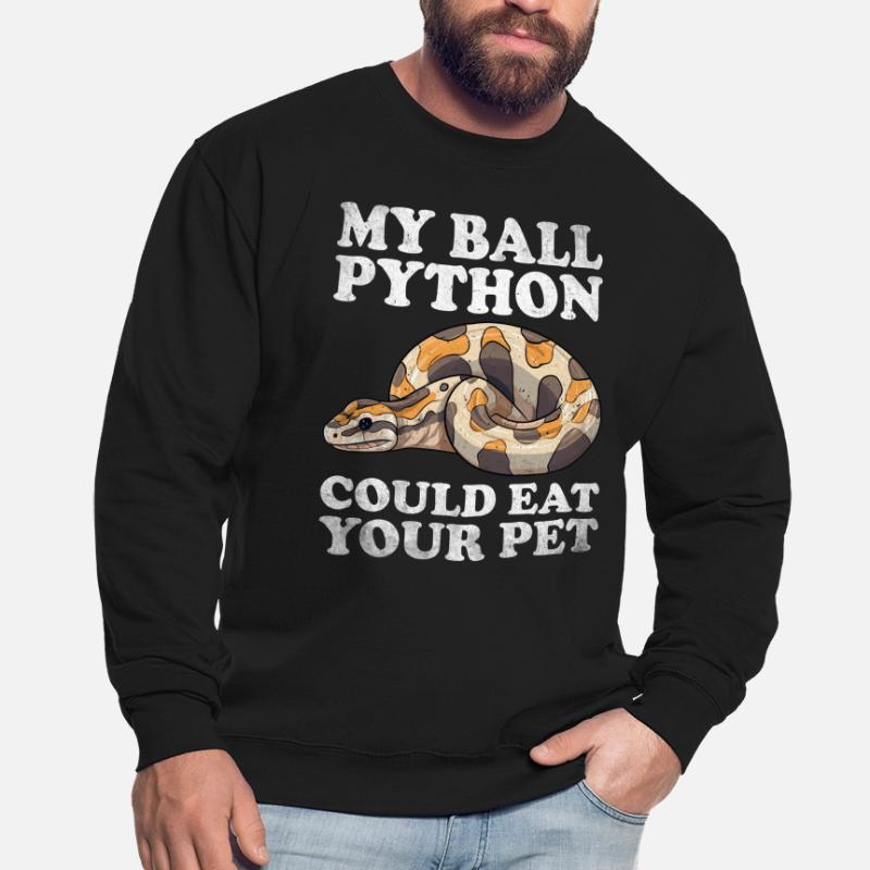 Boule de banane Python Herpétologiste Boule de corail Sweat-shirt Unisexe