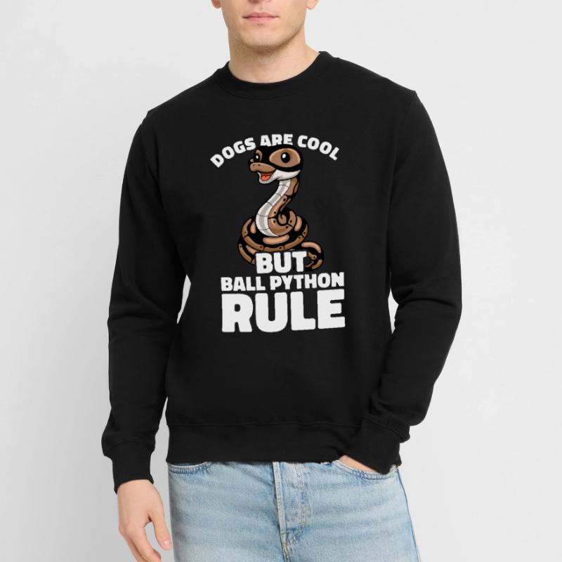 Boule de banane Python Herpétologiste Boule de corail Sweat-shirt Unisexe