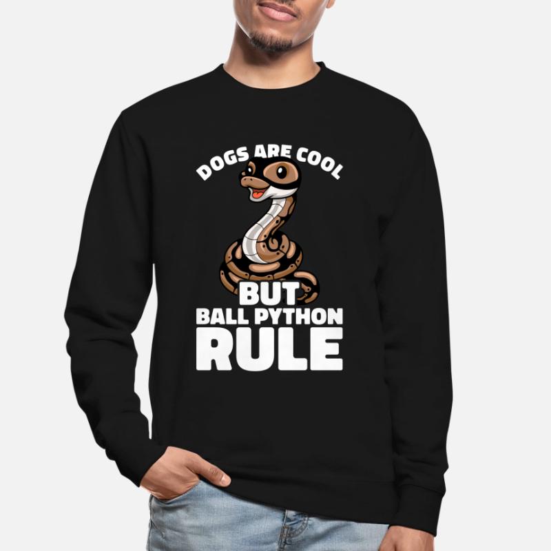 Boule de banane Python Herpétologiste Boule de corail Sweat-shirt Unisexe