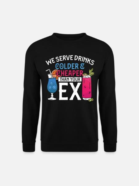 Bartender Mixologist We Serve - Unisex Pullover - Schwarz