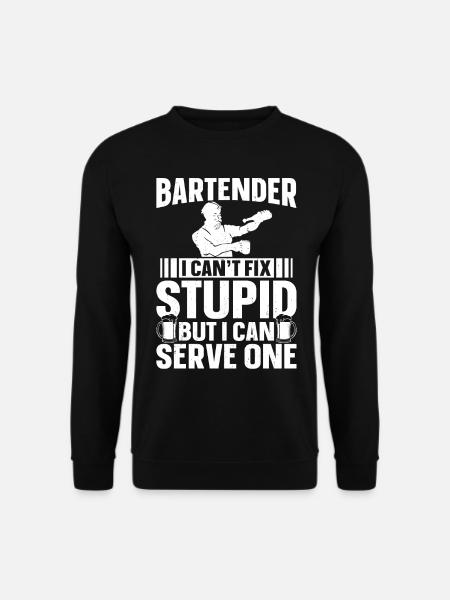 Bartender Mixologist Bartender I - Unisex Pullover - Schwarz
