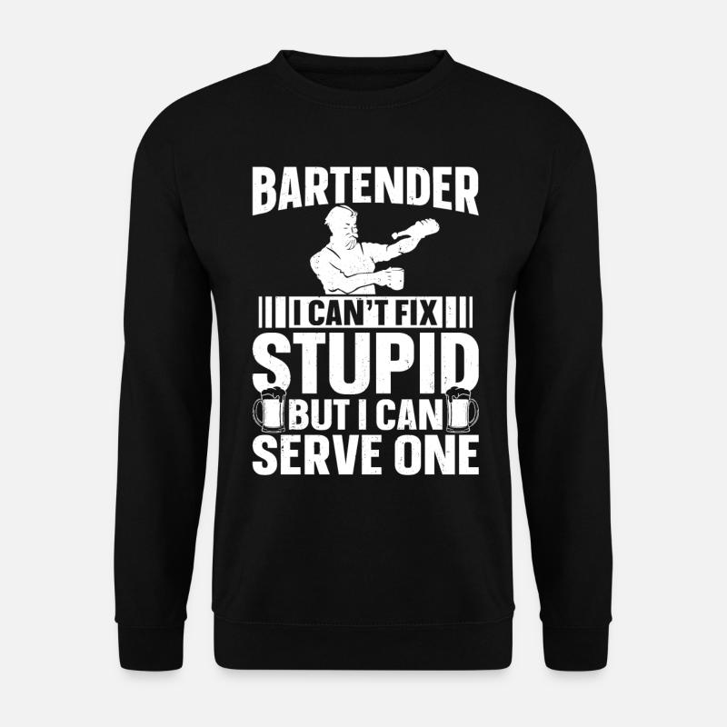 Bartender Mixologist Bartender I - Unisex Pullover - Schwarz