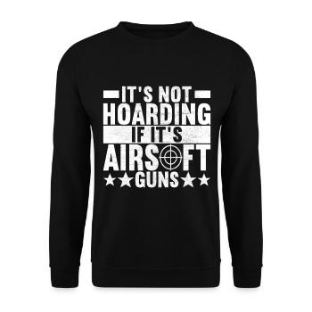Pistolet Airsoft Airsoft Hobby - Sweat-shirt Unisexe - noir - Devant - Alina (178cm) & Michal (187cm)