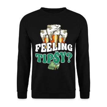 Bartender Mixologist Feeling - Unisex Pullover - Schwarz - Vorne - Alina (178cm) & Michal (187cm)