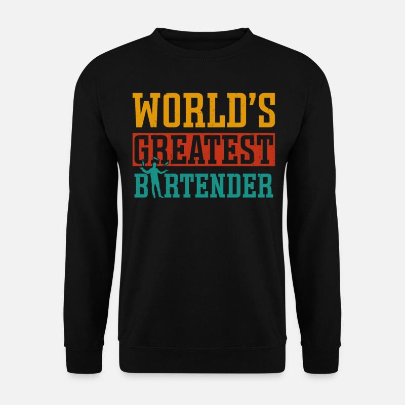 Barman Mixologue Monde - Sweat-shirt Unisexe - noir