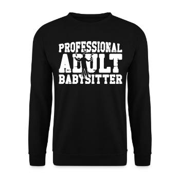 Bartender Mixologist Professional - Unisex Pullover - Schwarz - Vorne - Alina (178cm) & Michal (187cm)