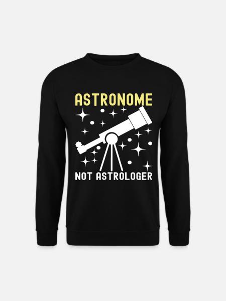 Atronome Astronomy - Unisex Sweatshirt - black