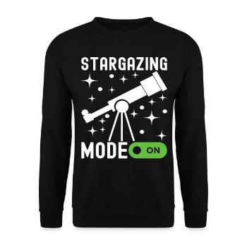 Atronome Astronomy - Unisex Sweatshirt - black - Front - Alina (178cm) & Michal (187cm)