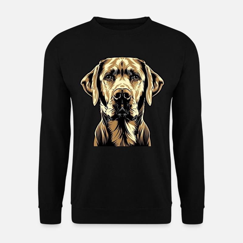 Labrador Retriever Hund Liebe Junge Süße Labradore - Unisex Pullover - Schwarz