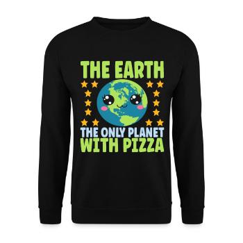 Astronom Astronomie - Unisex Pullover - Schwarz - Vorne - Alina (178cm) & Michal (187cm)