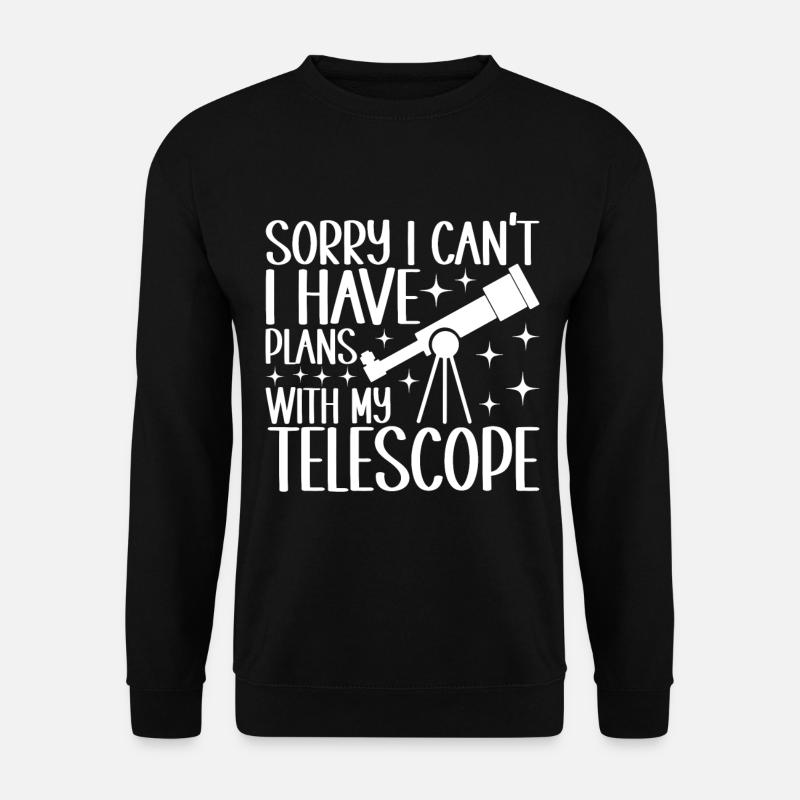 Astronomo Astronomia - Felpa unisex - nero