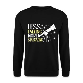 Astronomie astronome - Sweat-shirt Unisexe - noir - Devant - Alina (178cm) & Michal (187cm)