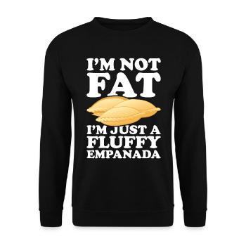 Empanada Dumpling Espagnol Mexicain - Sweat-shirt Unisexe - noir - Devant - Alina (178cm) & Michal (187cm)