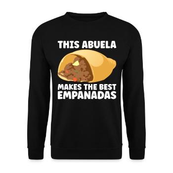 Empanada Dumpling Espagnol Mexicain - Sweat-shirt Unisexe - noir - Devant - Alina (178cm) & Michal (187cm)