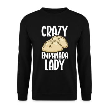 Empanada Dumpling Espagnole Mexicaine - Sweat-shirt Unisexe - noir - Devant - Alina (178cm) & Michal (187cm)