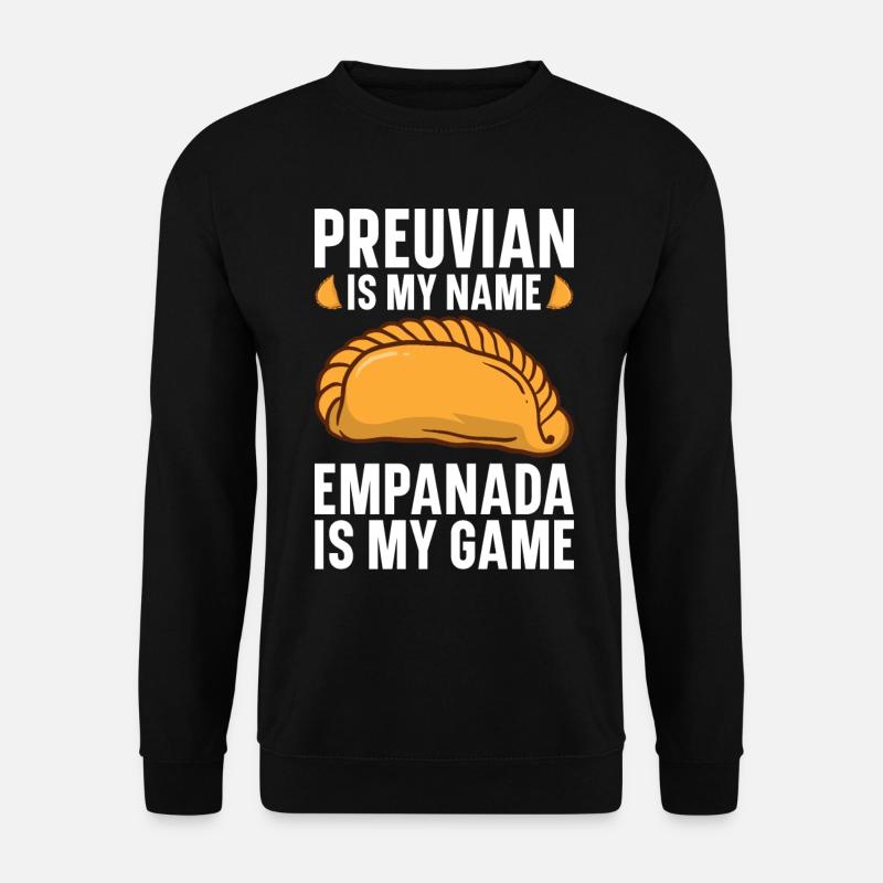 Empanada Spanische Teigtasche Mexikanisch - Unisex Pullover - Schwarz
