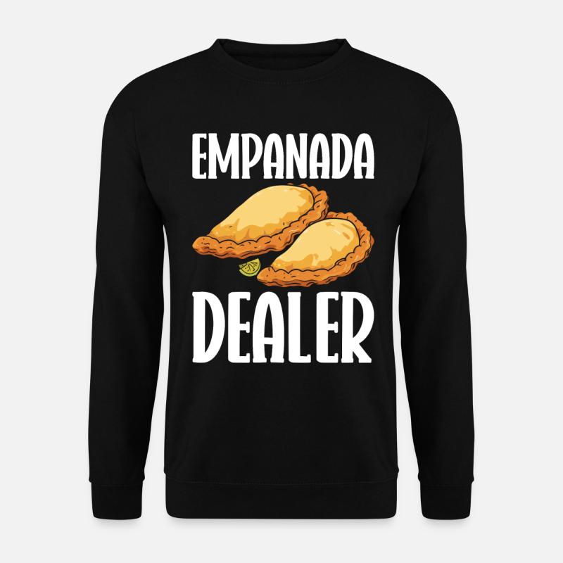 Empanada Spanische Teigtasche Mexikanisch - Unisex Pullover - Schwarz