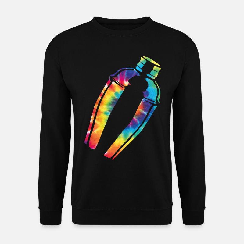 Bartender Mixologist Tie Dye - Unisex Sweatshirt - black