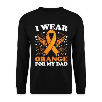 COPD Awareness Lung Disease COPD Krieger - Unisex Sweatshirt - black - Front - Alina (178cm) & Michal (187cm)