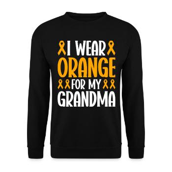 COPD Awareness Lung Disease COPD Krieger - Unisex Sweatshirt - black - Front - Alina (178cm) & Michal (187cm)