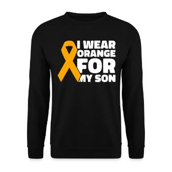 COPD Awareness Lung Disease COPD Krieger - Unisex Sweatshirt - black - Front - Alina (178cm) & Michal (187cm)