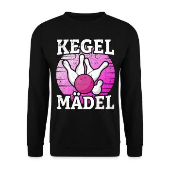 Kegel Mädel - Unisex Pullover - Schwarz - Vorne - Alina (178cm) & Michal (187cm)